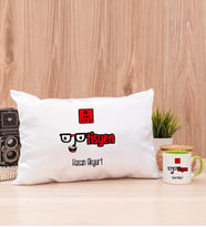 Optisyen Dikdörtgen Yastık ve Yeşil Kupa Bardak