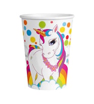 Unicorn Rainbow, Karton Bardak, 8 Adet (STD)