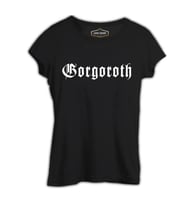 Gorgoroth - Logo Siyah Kadın Tshirt