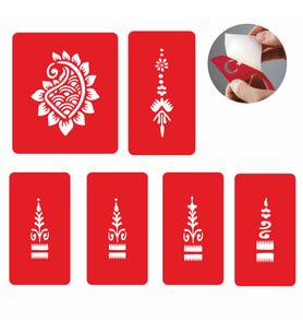 Kına Motifi ve  Seti Tattoo Dövme SPREYSİZ