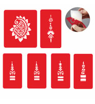 Kına Motifi ve  Seti Tattoo Dövme SPREYSİZ
