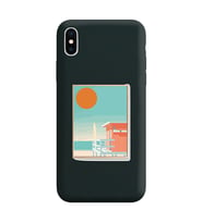 Siyah Lansman Telefon Kılıfı Iphone Xs Max