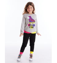 Roller Star Kız Çocuk T-shirt Pantolon Takım