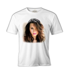 Demi Lovato - Perfect Beyaz Erkek Tshirt