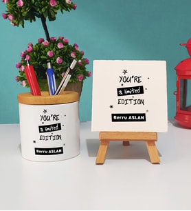 You Are A Limited Edition Kalemlik ve Dekoratif Taş Baskı Hediye Seti