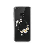 Papatya Harf Tasarım Süper Şeffaf Silikon Telefon Kılıfı Huawei P9 Lite (2017)  