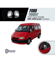Ford Transit Krom Ayna Kapağı 2 Parça 1991-2000 Paslanmaz Çelik
