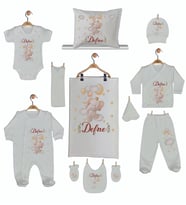 Pia Baby Gl 1913 11 Parça İsme Özel Hastane Çıkışı