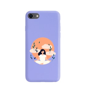 Lila Lansman Telefon Kılıfı Iphone 7
