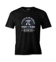 Matematik - Pi 12 Siyah Erkek Tshirt