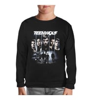 Teen Wolf Siyah Çocuk Sweatshirt