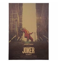 JOKER DC COMICS MERDİVEN SAHNESİ RETRO POSTER AF022