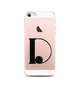 Iphone 5 Harf Tasarımlı Telefon Kılıfı D-Harfi 