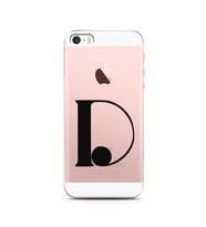 Iphone 5 Harf Tasarımlı Telefon Kılıfı D-Harfi 