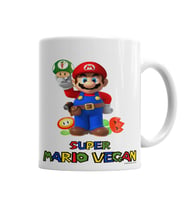 Super Mario Vegan Kupa Bardak Porselen