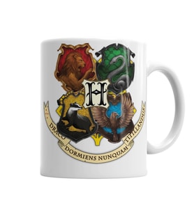 Harry Potter Hogwarts Logo  Gryffindor Slytherin Rave Kupa Bardak