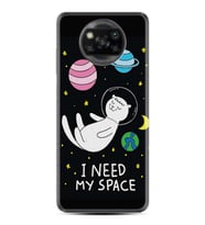 Kılıfland Xiaomi Poco X3 Kılıf Silikon Resimli Kapak I Need My Space Stok 918