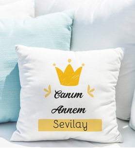 Kişiye Özel Canım Annem Yastığı