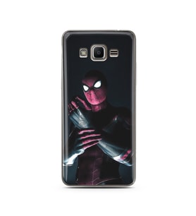 Örümcek Adam Tasarım Süper Şeffaf Silikon Telefon Kılıfı Samsung J2 Prime