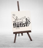 BK Gift Kişiye Özel Mesleki Flütist Şovaleli Doğal Taş  1