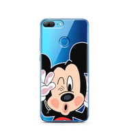 Mickey Tasarımlı Süper Şeffaf Silikon Telefon Kılıfı Huawei Honor 9 Lite