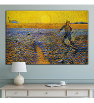 Vincent van Gogh Ekim The Sower Kanvas Tablo