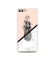 Ananas Tasarım Süper Şeffaf Silikon Telefon Kılıfı Huawei Y9 2018