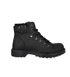 RAKER 8028 Saf Deri (36-39 Arası) Siyah Nubuk Unisex Bot