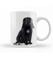 Kedi Star Wars Cat Vader Kupa Bardak Porselen