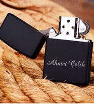 İsme Özel Metal Çakmak Erkek Arkadaşa Hediye