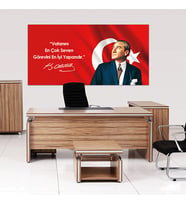 Atatürk Makam Panosu Kanvas Tablo