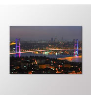 Arty Tablo Boğaz Köprüsü Tablo (Karışık)
