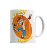 Crash Bandicoot Naughty Dog Kupa Bardak Porselen