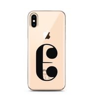 Iphone X Harf Tasarımlı Telefon Kılıfı E-Harfi 