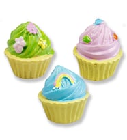 6 Adet Rengarenk Cupcake Biblo (Karışık)
