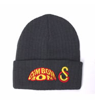 Galatasaray Lisanslı CimBom Çift Kat Örgü Unisex  Bere  (Gri)