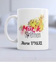 Müzik Öğretmeni Kupa Bardak