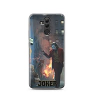 Joker Tasarımlı Süper Şeffaf Silikon Telefon Kılıfı Huawei Mate 20 Lite