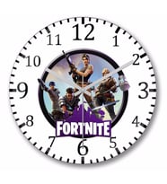 Fortnite   Battle Royale    Duvar Saati Bombeli Gercek Cam