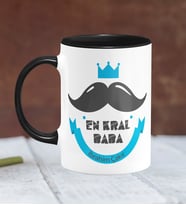 BK Gift Kişiye Özel Babalar Günü Temalı Siyah Kupa Bardak 15287s