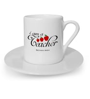 BK Gift Kişiye Özel Sınıf Öğretmeni Türk Kahvesi Fincanı  6
