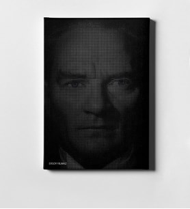 BK Gift Kişiye Özel Atatürk Kanvas Tablo 50x70cm 6