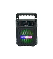Kts-1120 Işıklı Bluetooth Hoparlör Full Özellikli Siyah Yüksek Ses AfgTech