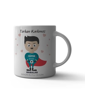 Süper Baba Kupa Bardak (Çok Renkli)