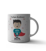 Süper Baba Kupa Bardak (Çok Renkli)