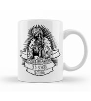 Santa Muerte Kupa Bardak Porselen