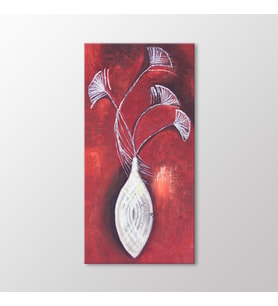 Arty Tablo Vazoda Çiçekler Tablo (Karışık)