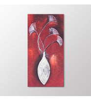 Arty Tablo Vazoda Çiçekler Tablo (Karışık)