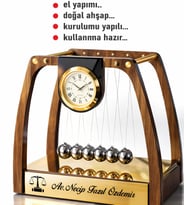 Newton denge topu Kişiye özel masa üstü isimli tiktop saat