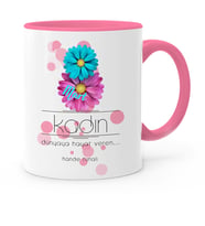 BK Gift Kişiye Özel Kadınlar Günü Temalı Pembe Kupa Bardak  9